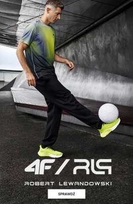 4F - gazetka promocyjna Nowa limitowana kolekcja 4F x Robert Lewandowski od soboty 22.11 