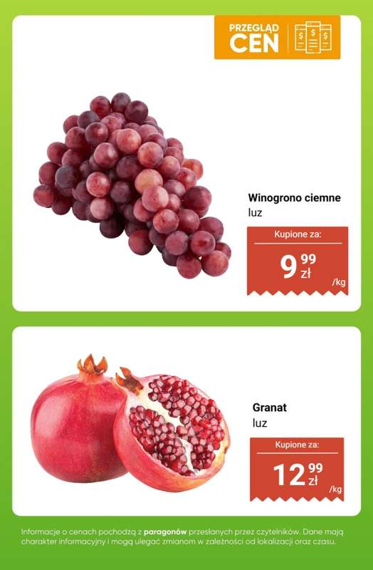 Dino - gazetka promocyjna Owoce i warzywa - przegląd cen od poniedziałku 24.11 do niedzieli 30.11 - strona 10