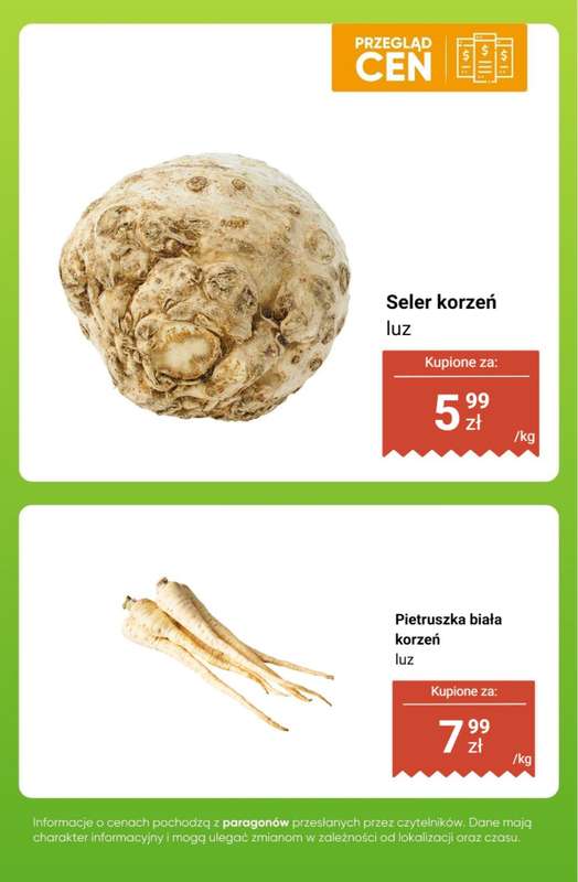 Biedronka - gazetka promocyjna Owoce i warzywa - przegląd cen od poniedziałku 24.11 do soboty 29.11 - strona 7