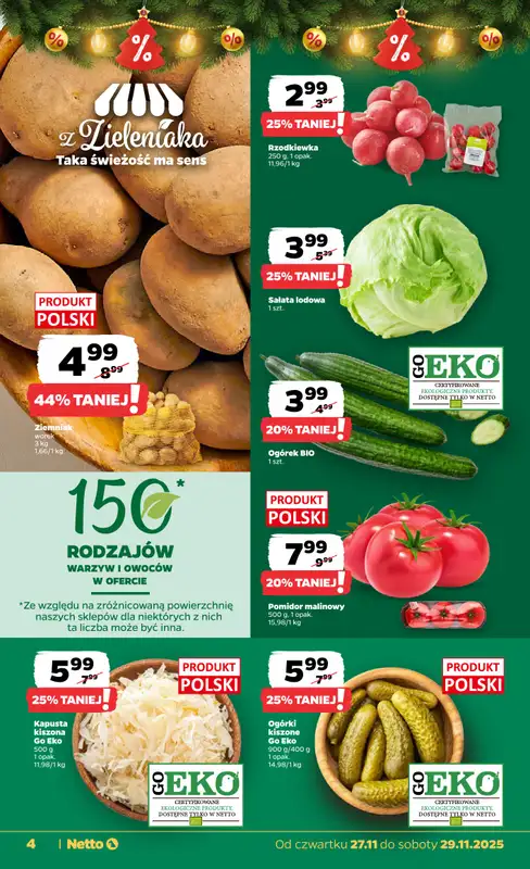 Netto - gazetka promocyjna Gazetka Spożywcza od czwartku 27.11 do soboty 29.11 - strona 4