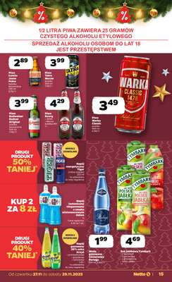 Netto - gazetka promocyjna Gazetka Spożywcza od czwartku 27.11 do soboty 29.11 - strona 15