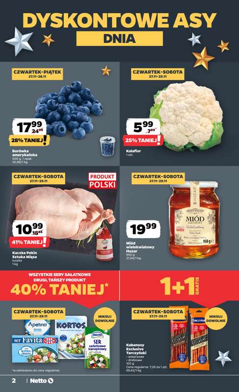 Netto - gazetka promocyjna Gazetka Spożywcza od czwartku 27.11 do soboty 29.11 - strona 2