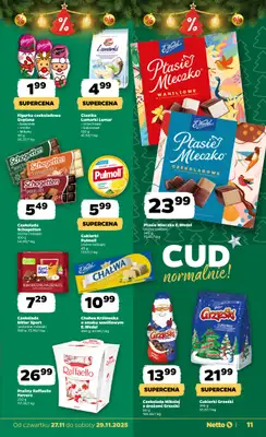 Netto - gazetka promocyjna Gazetka Spożywcza od czwartku 27.11 do soboty 29.11 - strona 11