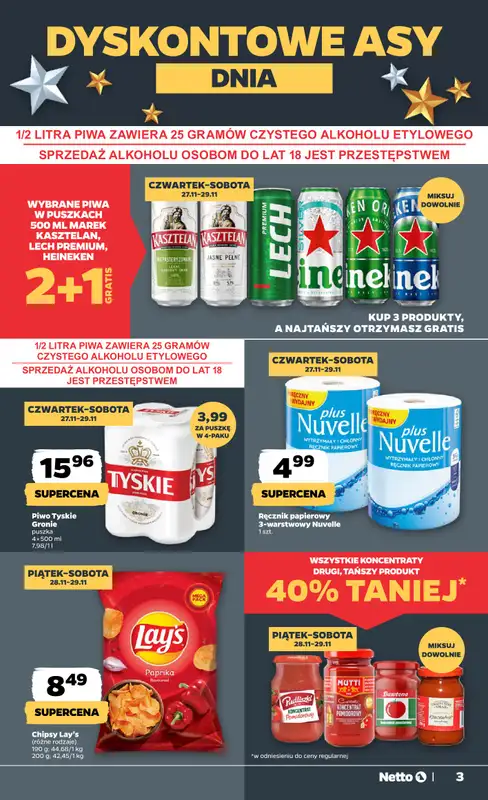 Netto - gazetka promocyjna Gazetka Spożywcza   - strona 3