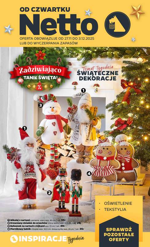 Netto - gazetka promocyjna Gazetka Non Food od czwartku 27.11 do środy 03.12