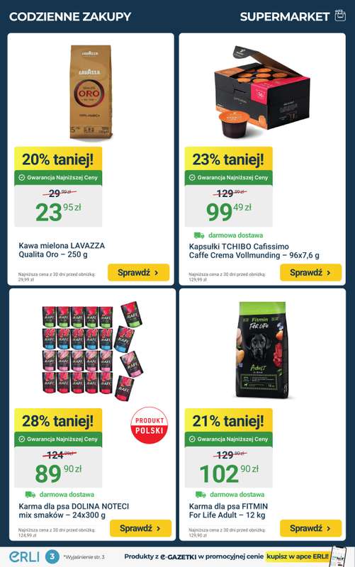 Erli - gazetka promocyjna Black Weeks – Codzienne zakupy w super cenach! od poniedziałku 24.11 do niedzieli 30.11 - strona 3