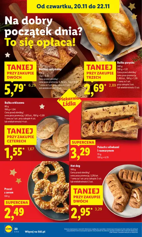 Lidl - gazetka promocyjna Oferta od czwartku od czwartku 20.11 do soboty 22.11 - strona 22