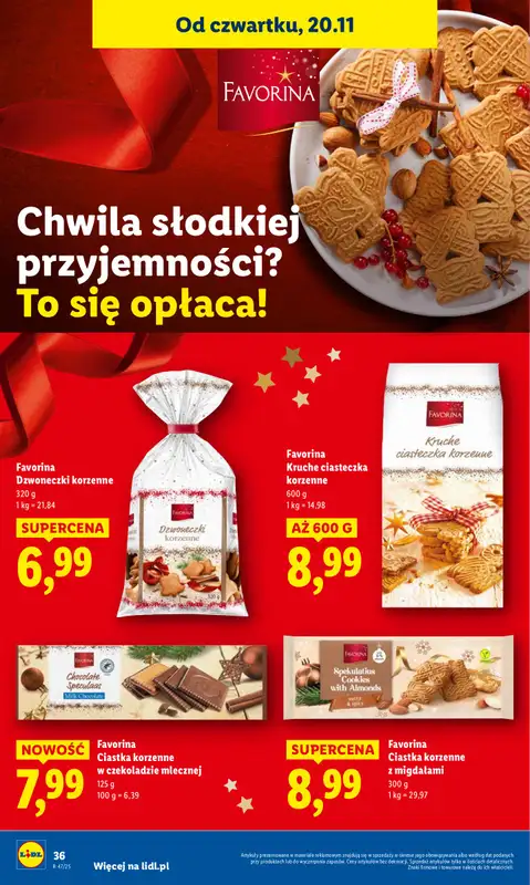 Lidl - gazetka promocyjna Oferta od czwartku od czwartku 20.11 do soboty 22.11 - strona 38