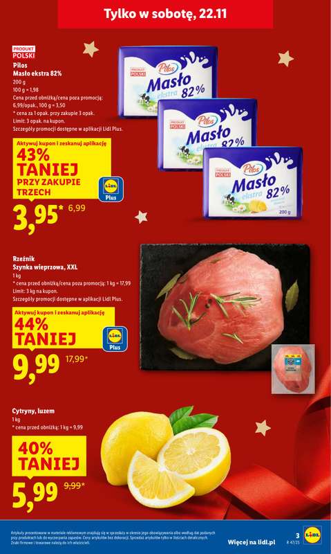 Lidl - gazetka promocyjna Oferta od czwartku od czwartku 20.11 do soboty 22.11 - strona 3