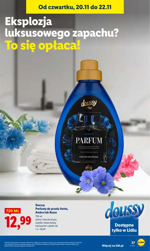 Lidl - gazetka promocyjna Oferta od czwartku od czwartku 20.11 do soboty 22.11 - strona 61