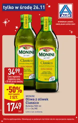Aldi - gazetka promocyjna Super oferty na środę! od środy 26.11 do środy 26.11 - strona 3
