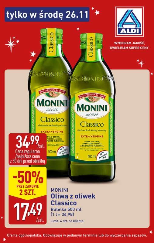 Aldi - gazetka promocyjna Super oferty na środę! od środy 26.11 do środy 26.11 - strona 3