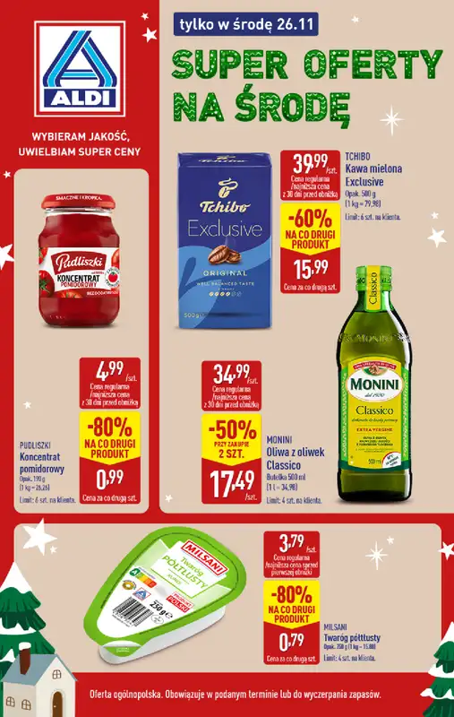 Aldi - gazetka promocyjna Super oferty na środę!  