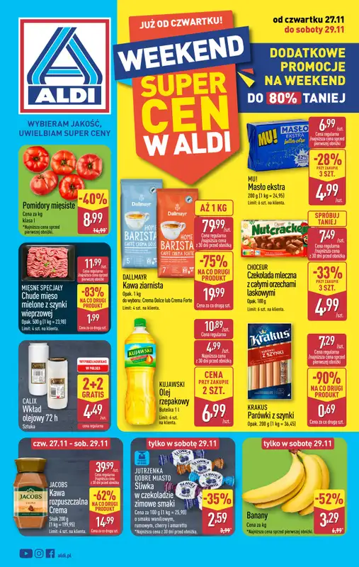 Aldi - gazetka promocyjna Weekend super cen w Aldi!  