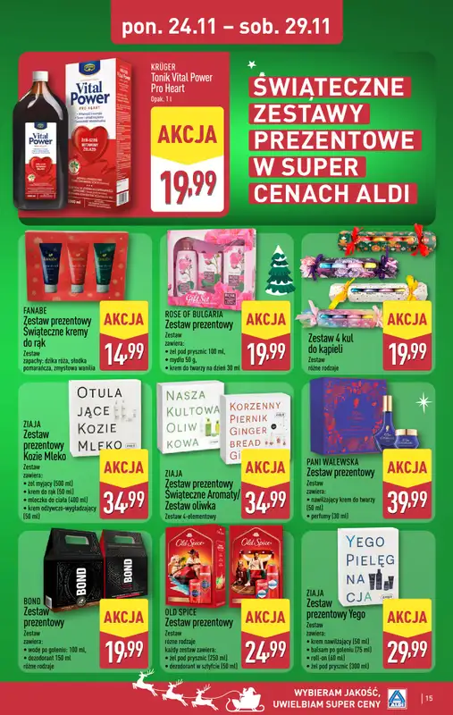 Aldi - gazetka promocyjna Weekend super cen w Aldi! od czwartku 27.11 do soboty 29.11 - strona 15