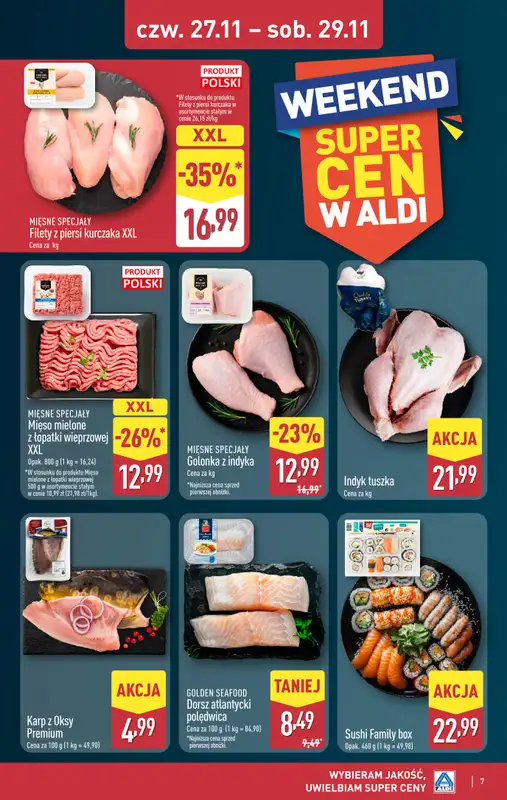 Aldi - gazetka promocyjna Weekend super cen w Aldi! od czwartku 27.11 do soboty 29.11 - strona 7