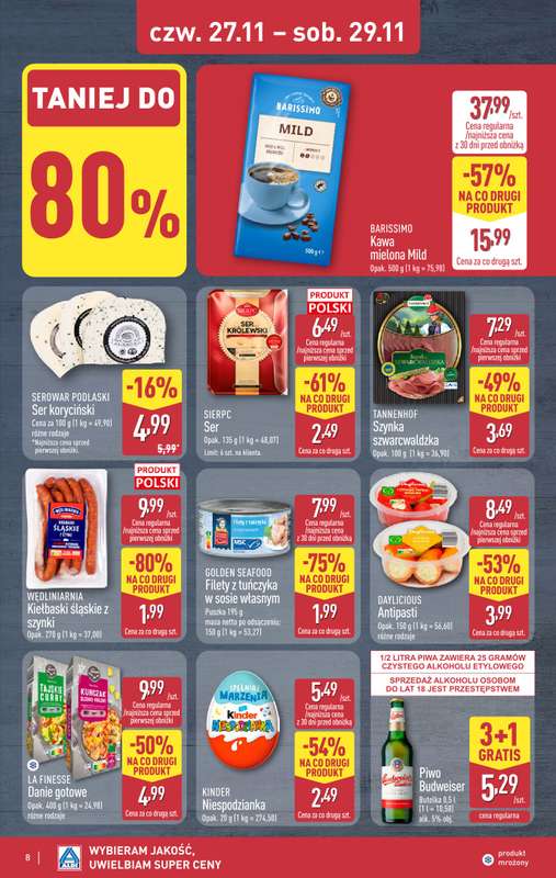 Aldi - gazetka promocyjna Weekend super cen w Aldi! od czwartku 27.11 do soboty 29.11 - strona 8
