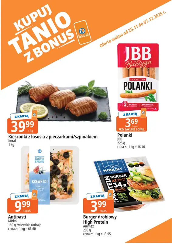 Leclerc - gazetka promocyjna Oferta E.Leclerc I Bonus skanujesz, kasę zyskujesz od wtorku 25.11 do niedzieli 07.12 - strona 6