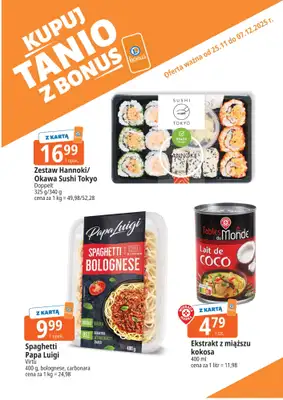 Leclerc - gazetka promocyjna Oferta E.Leclerc I Bonus skanujesz, kasę zyskujesz od wtorku 25.11 do niedzieli 07.12 - strona 5