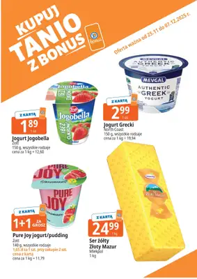 Leclerc - gazetka promocyjna Oferta E.Leclerc I Bonus skanujesz, kasę zyskujesz od wtorku 25.11 do niedzieli 07.12 - strona 2