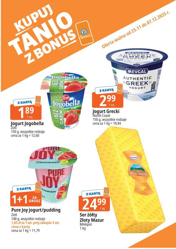 Leclerc - gazetka promocyjna Oferta E.Leclerc I Bonus skanujesz, kasę zyskujesz od wtorku 25.11 do niedzieli 07.12 - strona 2