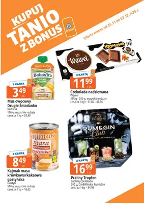 Leclerc - gazetka promocyjna Oferta E.Leclerc I Bonus skanujesz, kasę zyskujesz od wtorku 25.11 do niedzieli 07.12 - strona 8