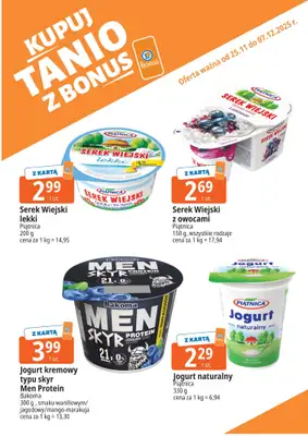 Leclerc - gazetka promocyjna Oferta E.Leclerc I Bonus skanujesz, kasę zyskujesz od wtorku 25.11 do niedzieli 07.12 - strona 3