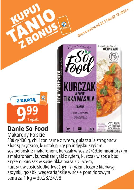 Leclerc - gazetka promocyjna Oferta E.Leclerc I Bonus skanujesz, kasę zyskujesz od wtorku 25.11 do niedzieli 07.12 - strona 7