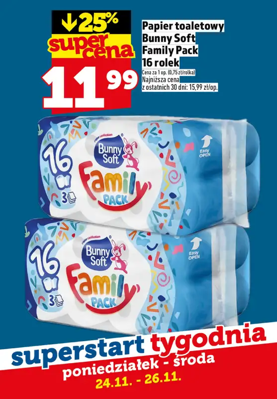 TOPAZ - gazetka promocyjna Superstart tygodnia od poniedziałku od poniedziałku 24.11 do środy 26.11 - strona 7