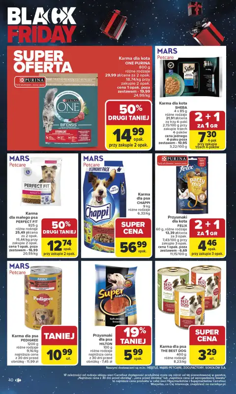 Carrefour - gazetka promocyjna Gazetka Carrefour od poniedziałku od poniedziałku 24.11 do soboty 29.11 - strona 40