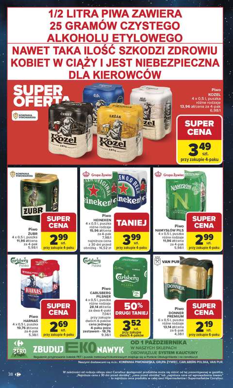 Carrefour - gazetka promocyjna Gazetka Carrefour od poniedziałku od poniedziałku 24.11 do soboty 29.11 - strona 38