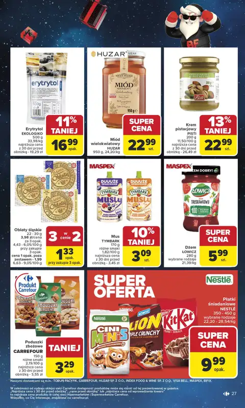 Carrefour - gazetka promocyjna Gazetka Carrefour od poniedziałku od poniedziałku 24.11 do soboty 29.11 - strona 27