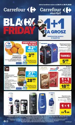 Carrefour - gazetka promocyjna Gazetka Carrefour od poniedziałku od poniedziałku 24.11 do soboty 29.11