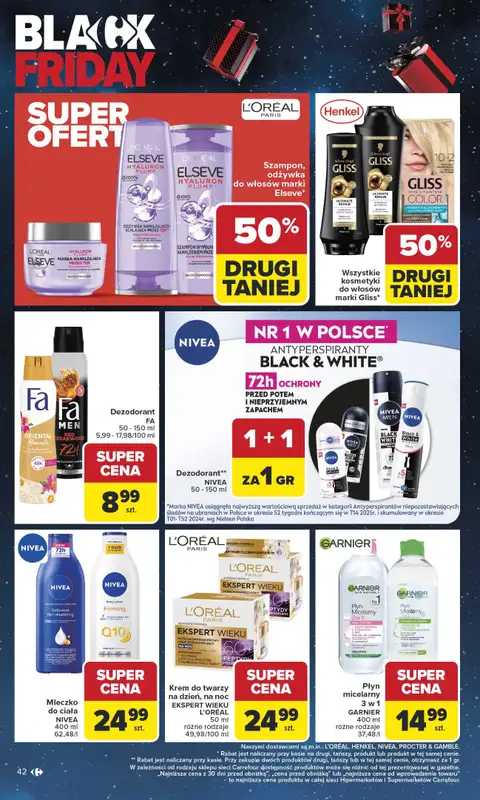 Carrefour - gazetka promocyjna Gazetka Carrefour od poniedziałku od poniedziałku 24.11 do soboty 29.11 - strona 42