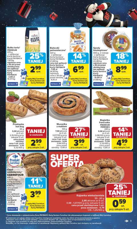 Carrefour - gazetka promocyjna Gazetka Carrefour od poniedziałku od poniedziałku 24.11 do soboty 29.11 - strona 9