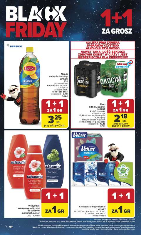 Carrefour - gazetka promocyjna Gazetka Carrefour od poniedziałku od poniedziałku 24.11 do soboty 29.11 - strona 4