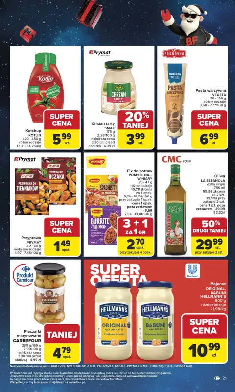 Carrefour Market - gazetka promocyjna Gazetka Carrefour Market od poniedziałku od poniedziałku 24.11 do soboty 29.11 - strona 21