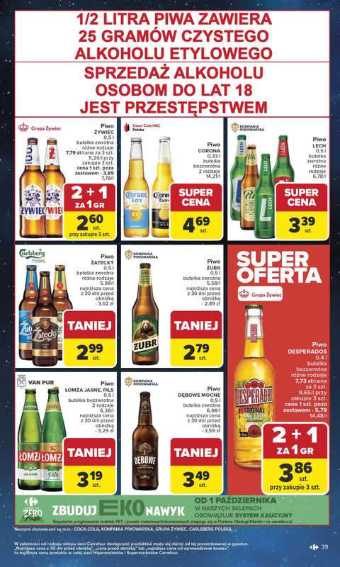 Carrefour Market - gazetka promocyjna Gazetka Carrefour Market od poniedziałku  do soboty 29.11 - strona 39