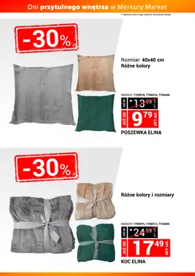 Merkury Market - gazetka promocyjna Dni przytulnego wnętrzna od soboty 22.11 do niedzieli 30.11 - strona 10