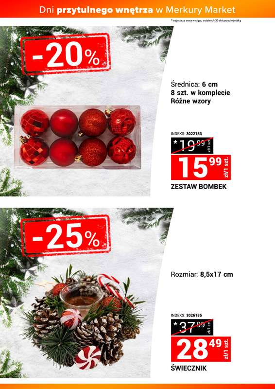 Merkury Market - gazetka promocyjna Dni przytulnego wnętrzna od soboty 22.11 do niedzieli 30.11 - strona 28