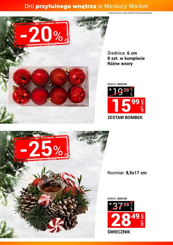 Merkury Market - gazetka promocyjna Dni przytulnego wnętrzna od soboty 22.11 do niedzieli 30.11 - strona 28