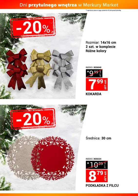 Merkury Market - gazetka promocyjna Dni przytulnego wnętrzna od soboty 22.11 do niedzieli 30.11 - strona 24