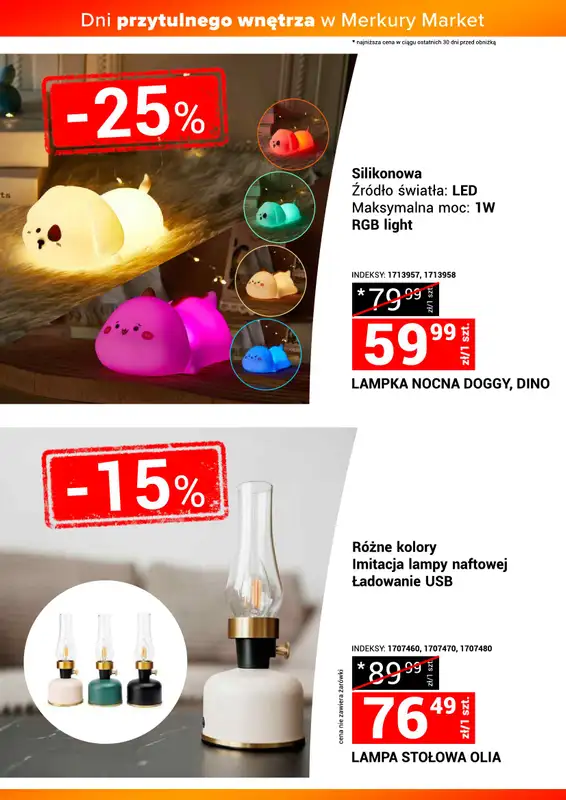 Merkury Market - gazetka promocyjna Dni przytulnego wnętrzna od soboty 22.11 do niedzieli 30.11 - strona 8