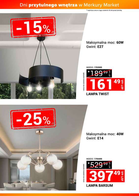 Merkury Market - gazetka promocyjna Dni przytulnego wnętrzna od soboty 22.11 do niedzieli 30.11 - strona 7