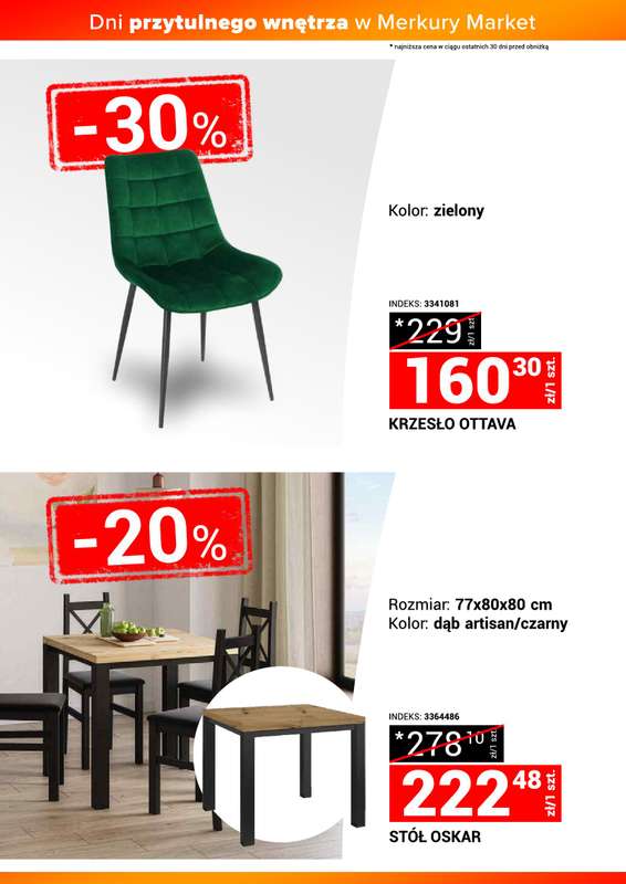 Merkury Market - gazetka promocyjna Dni przytulnego wnętrzna od soboty 22.11 do niedzieli 30.11 - strona 20