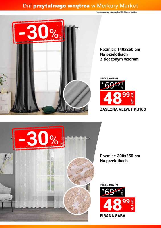 Merkury Market - gazetka promocyjna Dni przytulnego wnętrzna od soboty 22.11 do niedzieli 30.11 - strona 12