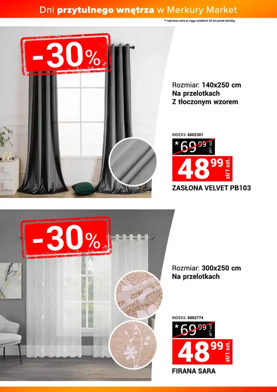 Merkury Market - gazetka promocyjna Dni przytulnego wnętrzna od soboty 22.11 do niedzieli 30.11 - strona 12