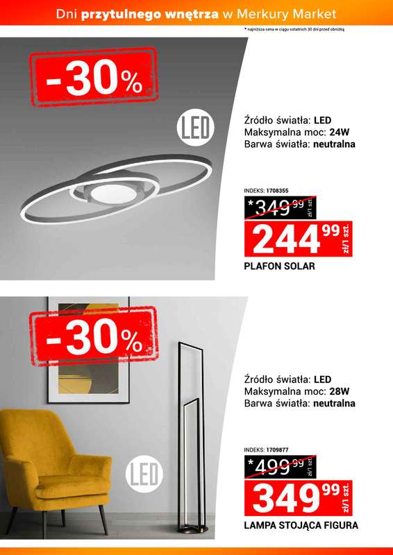 Merkury Market - gazetka promocyjna Dni przytulnego wnętrzna od soboty 22.11 do niedzieli 30.11 - strona 3