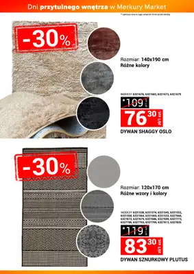Merkury Market - gazetka promocyjna Dni przytulnego wnętrzna od soboty 22.11 do niedzieli 30.11 - strona 15