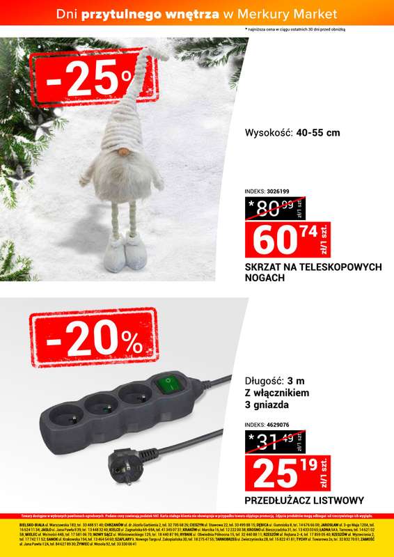 Merkury Market - gazetka promocyjna Dni przytulnego wnętrzna od soboty 22.11 do niedzieli 30.11 - strona 30